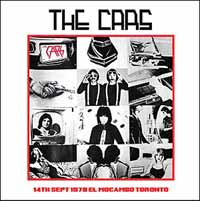 The Cars – 14TH SEPTEMBER 1978 MOCAMBO TORONTO CD