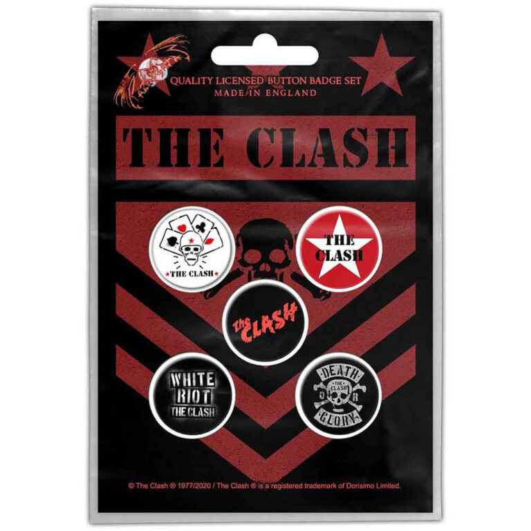 The Clash London Calling Badge Pack