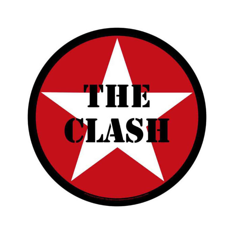 The Clash Star Logo Back Patch