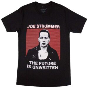 Joe Strummer The Future Is Unwritten Black T-Shirt