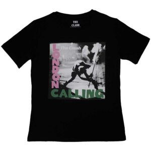 The Clash London Calling Black Ladies T-Shirt