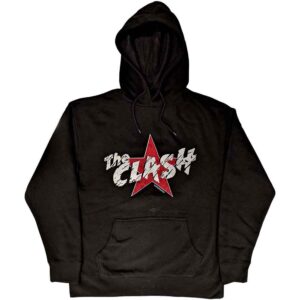 The Clash Star Logo Black Pullover Hoodie