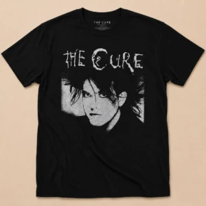 The Cure Robert Illustration Black T-Shirt