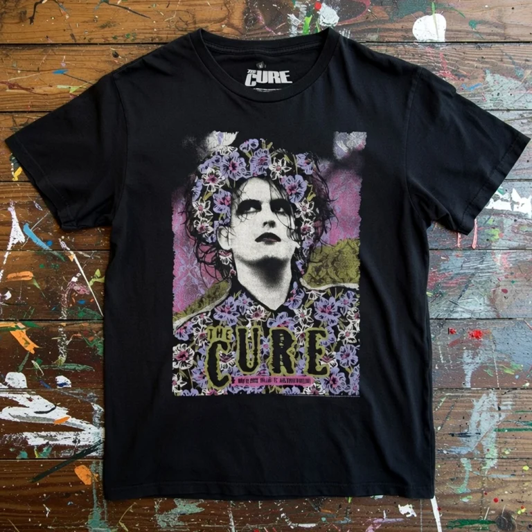 The Cure Unisex Premium Carbon T-Shirt: Dallas Poster 05.13.23 Black T-Shirt