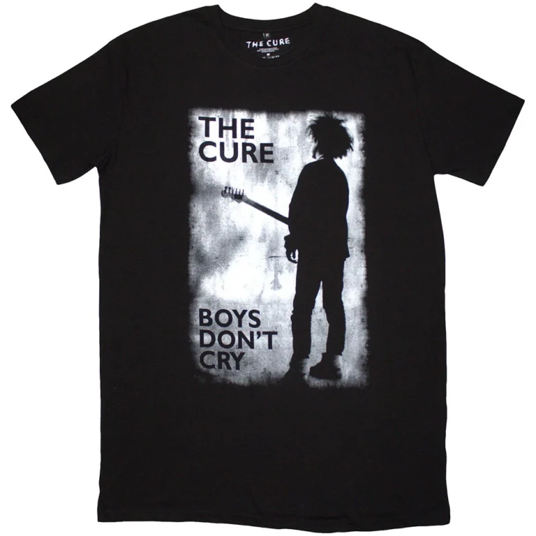 The Cure Boys Don’t Cry B&W Black Ladies T-Shirt Dress