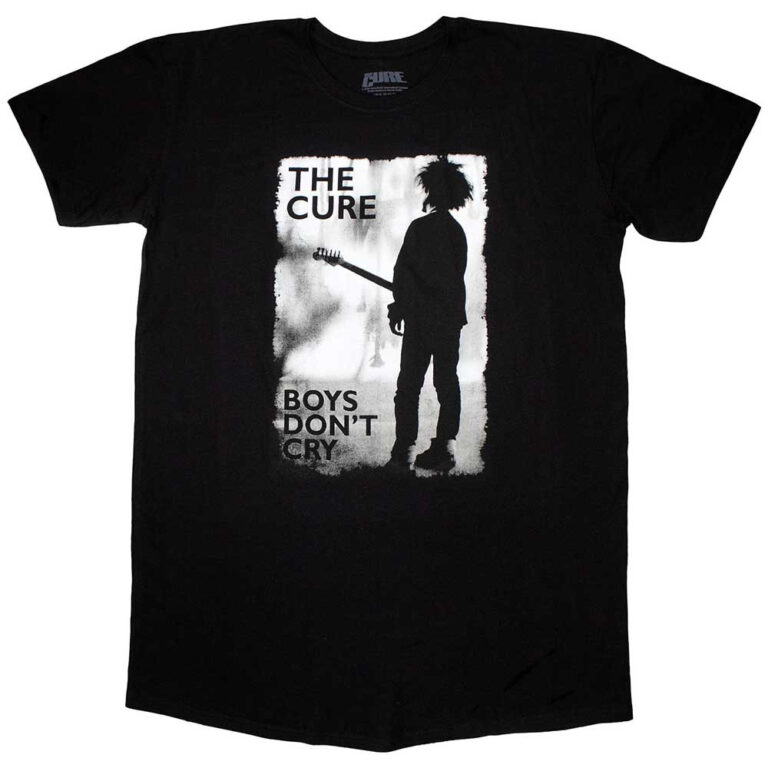 The Cure Boys Don’t Cry Black & White Black Ladies T-Shirt Dress