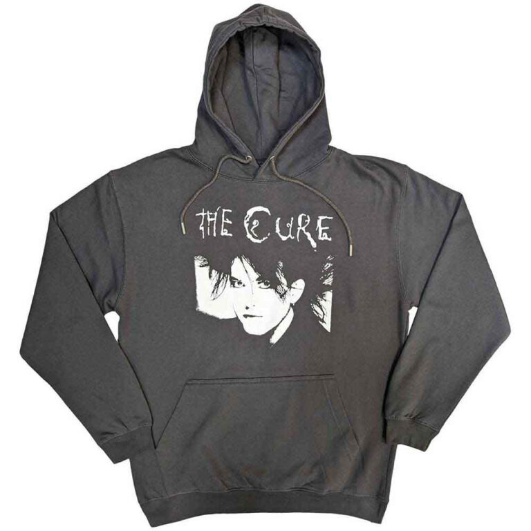 The Cure Robert Illustration Grey Pullover Hoodie