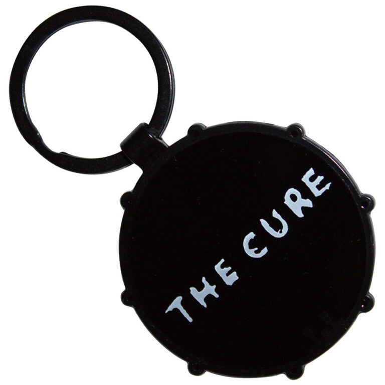 The Cure Logos Drum Double-Sided Keychain