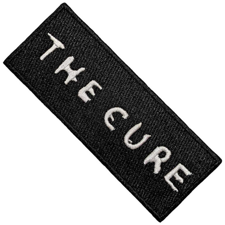 The Cure Text Logo Patch