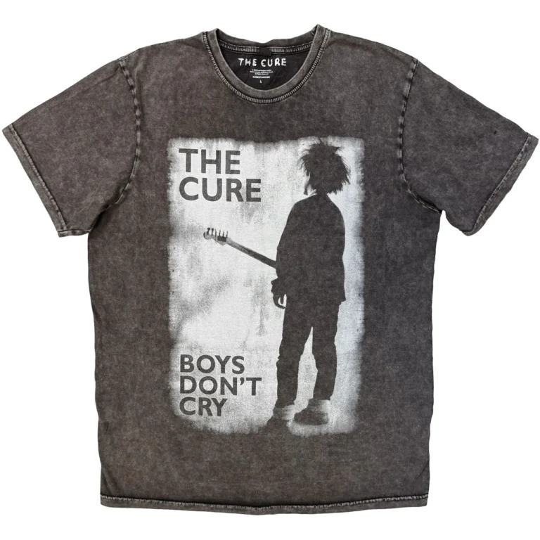 The Cure Boys Don’t Cry Black & White Charcoal Grey T-Shirt
