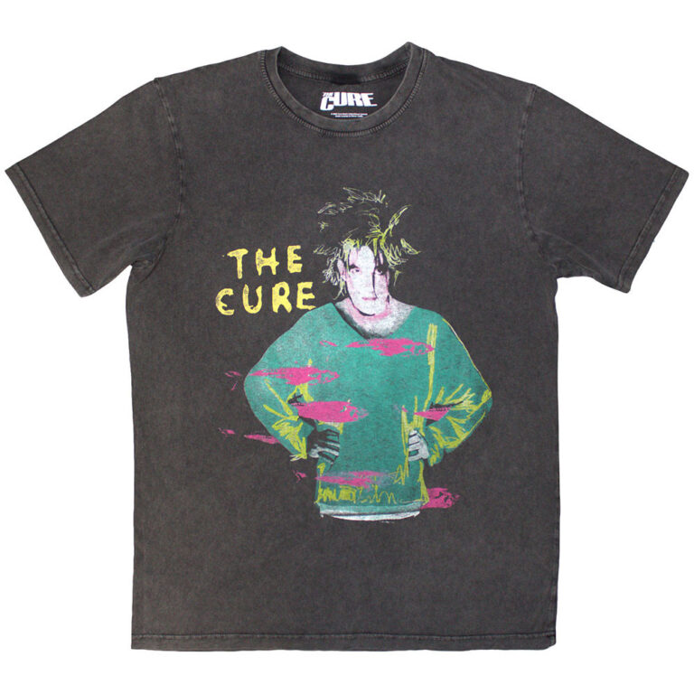 The Cure Beach Party Tour ’86 Charcoal Grey Back Print T-Shirt