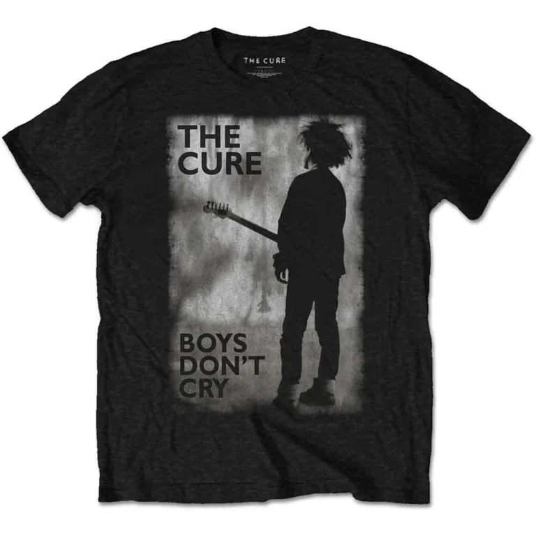 The Cure Boys Don’t Cry Black & White Black Kids T-Shirt