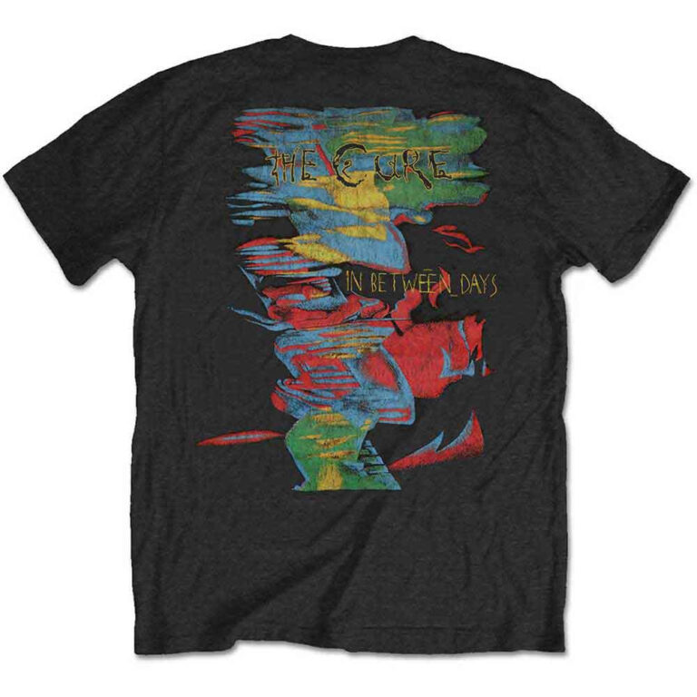 The Cure In Between Days Black Back Print T-Shirt