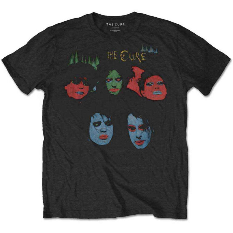 The Cure In Between Days Black Back Print T-Shirt
