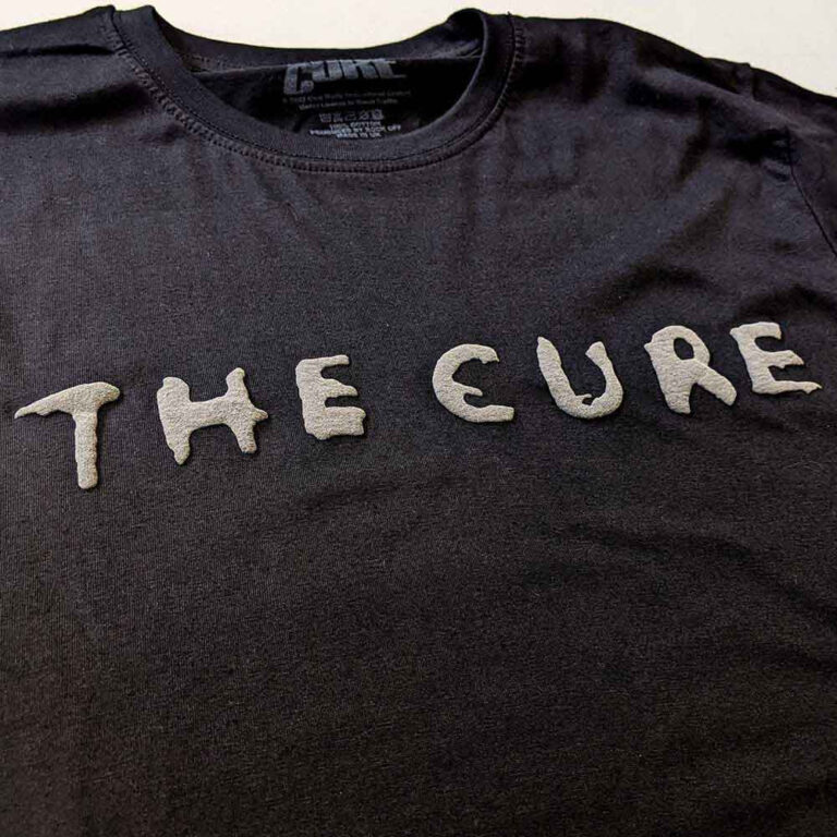 The Cure Circle Logo Black Hi-Build T-Shirt