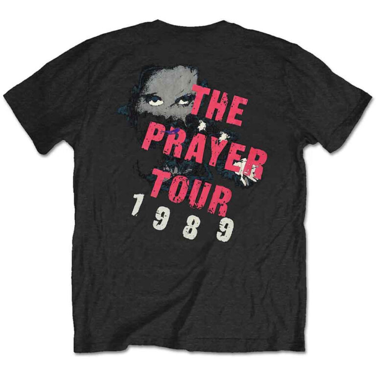 The Cure The Prayer Tour 1989 Black Back Print T-Shirt