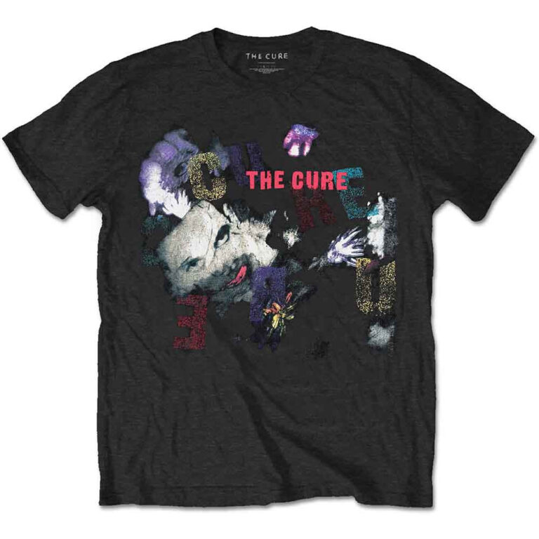 The Cure The Prayer Tour 1989 Black Back Print T-Shirt