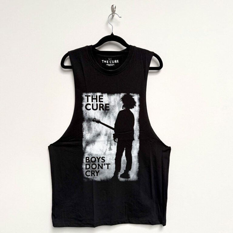 The Cure Boys Don’t Cry B&W Black Vest