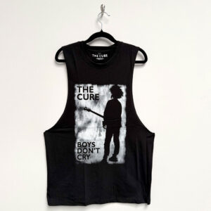 The Cure Boys Don't Cry B&W Black Vest