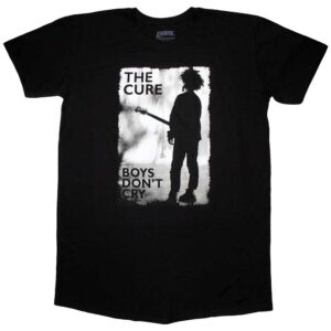 The Cure Boys Don't Cry Black & White Black Ladies T-Shirt Dress