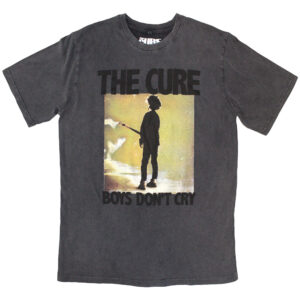 The Cure Boys Don't Cry Box Charcoal Grey T-Shirt