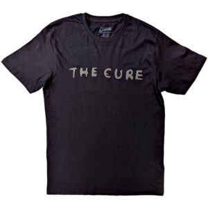 The Cure Circle Logo Black Hi-Build T-Shirt