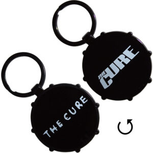 The Cure Logos Drum Double-Sided Keychain