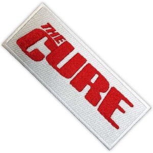 The Cure Red Logo Standard Woven Patch