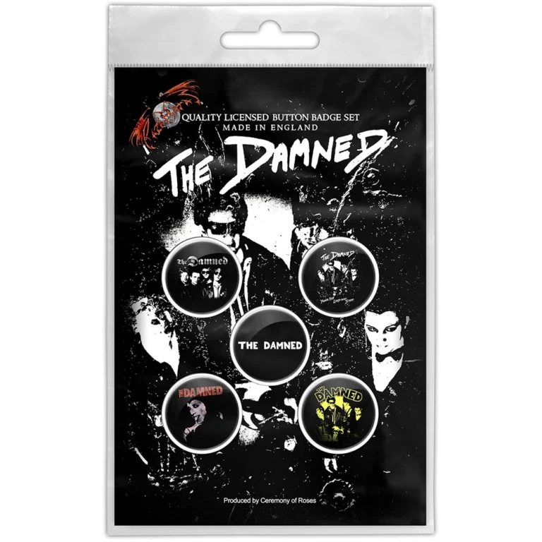 The Damned Young, Hot, Loud And Stiff Badge Pack