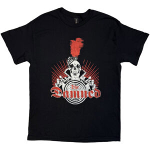 The Damned Skeleton/Rebellion Festival 25 Black Back Print Ex-Tour T-Shirt