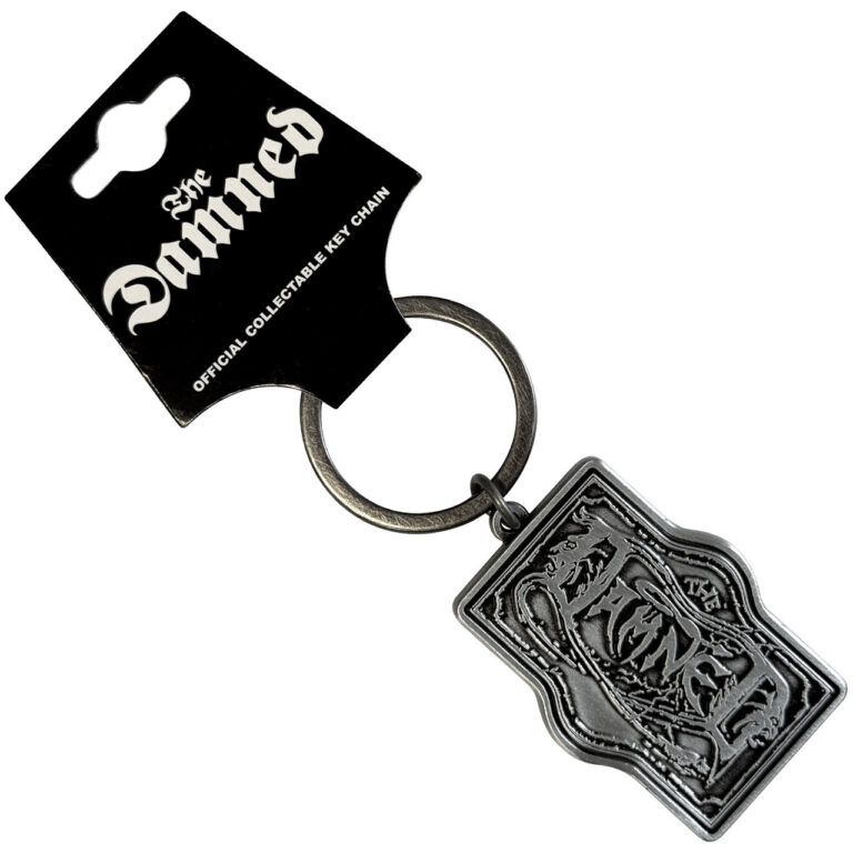 The Damned The Black Album Logo Keychain