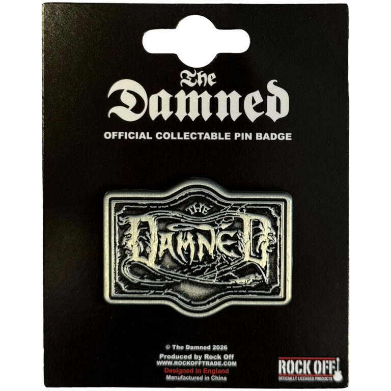 The Damned The Black Album Logo Pin Badge