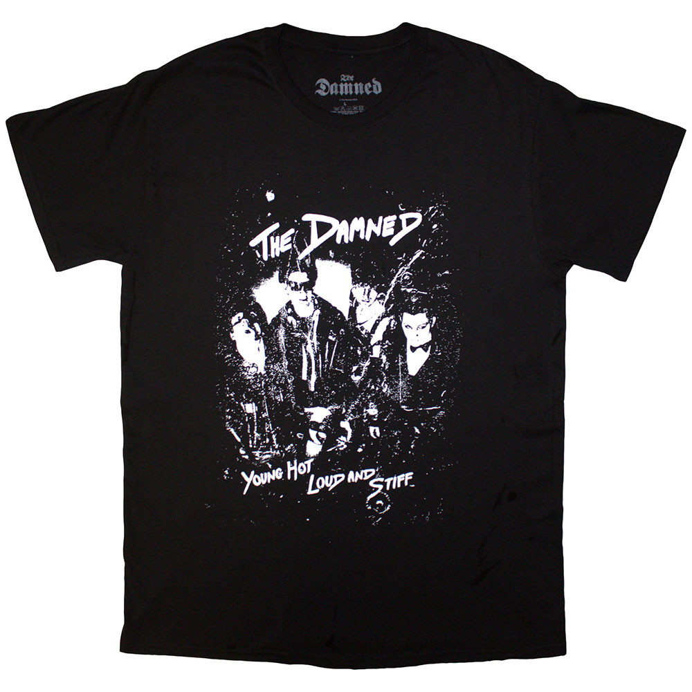 The Damned Young Hot Loud & Stiff Black T-Shirt