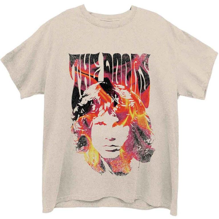 The Doors Jim Face Fire T-Shirt