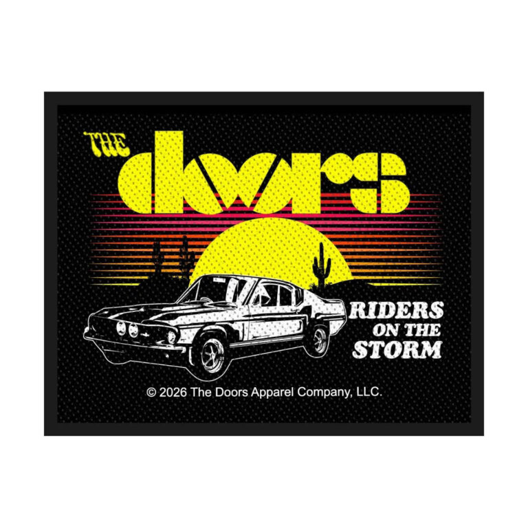 The Doors Standard Riders On The Storm Woven Patch