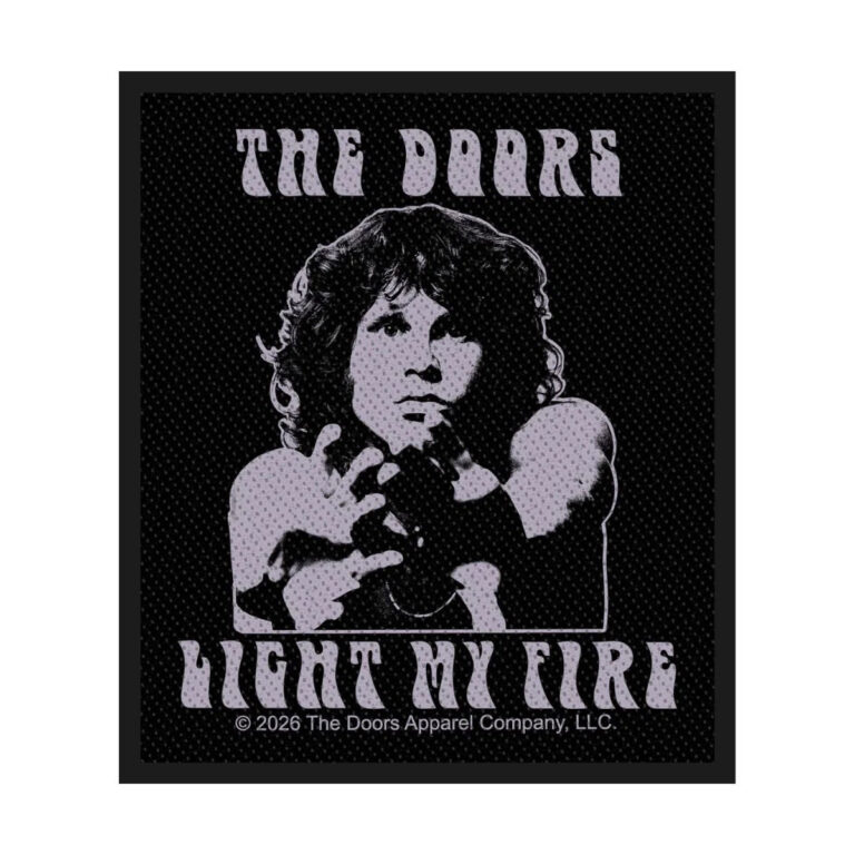 The Doors Standard Light My Fire Woven Patch
