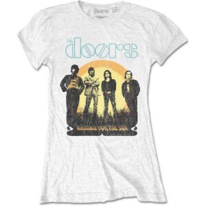 The Doors Waiting for the Sun White Ladies T-Shirt