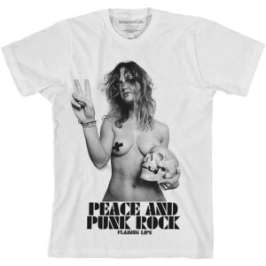 The Flaming Lips Peace & Punk Rock Girl T-Shirt