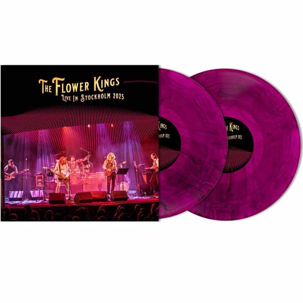 The Flower Kings – LIVE IN STOCKHOLM 2025 (TRANS VIOLET WITH BLACK SMOKE) Vinyl Double Album