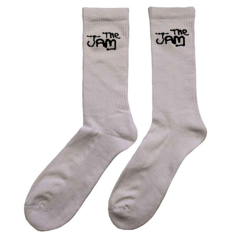 The Jam Logo (White) (UK Size 7 – 11) Socks