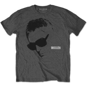 Paul Weller Glasses Picture Charcoal Grey T-Shirt