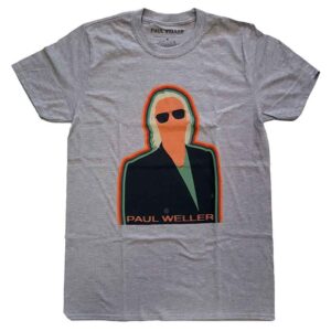 Paul Weller Illustration Key Lines Grey T-Shirt