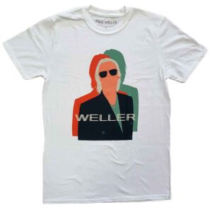 Paul Weller Illustration Offset White T-Shirt