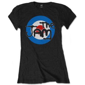 The Jam Spray Target Logo Black Ladies T-Shirt