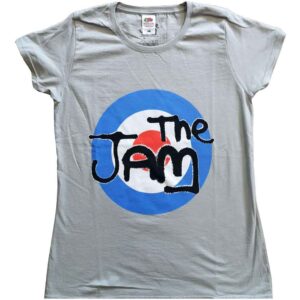 The Jam Spray Target Logo Grey Ladies T-Shirt