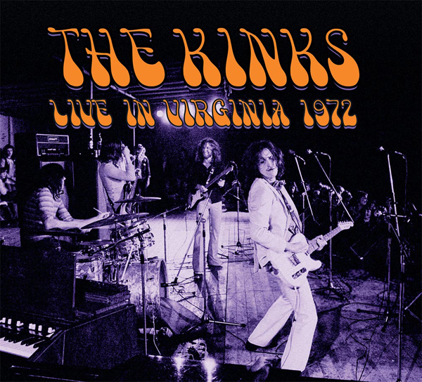 The Kinks – LIVE IN VIRGINIA 1972 (2LP ORANGE VINYL) Vinyl Double Album