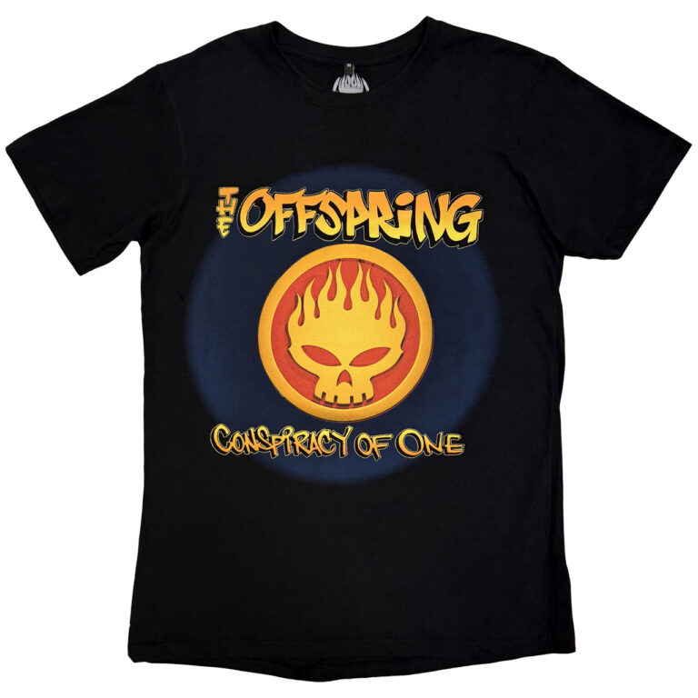 The Offspring Unisex Premium Carbon T-Shirt: Conspiracy Of One Tour ’00 Black Back Print T-Shirt