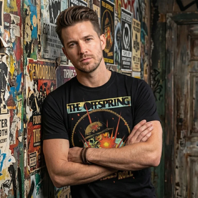 The Offspring Unisex Premium Carbon T-Shirt: Army Of One Black T-Shirt