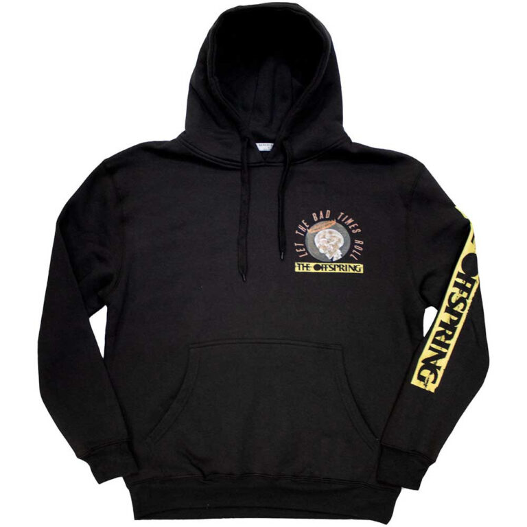 The Offspring Bad Times (Black) (Sleeve Print) Pullover Hoodie