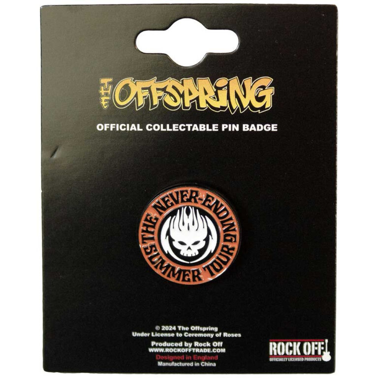 The Offspring The Never Ending Summer Tour Pin Badge
